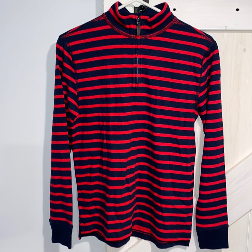 Crewcuts 1/4 Zip Striped Pullover